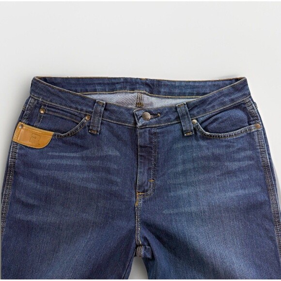 Wrangler Riggs Workwear Strong Jeans Women's 12 X 32 Medium Wash Denim Bootcut - Picture 3 of 13